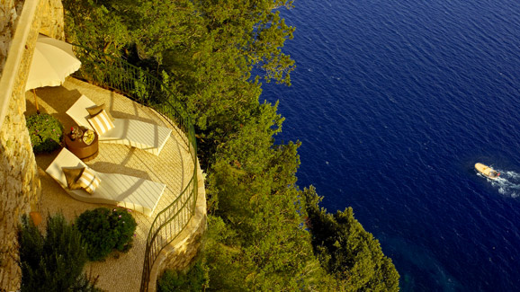 Balcony Overlooking the Water