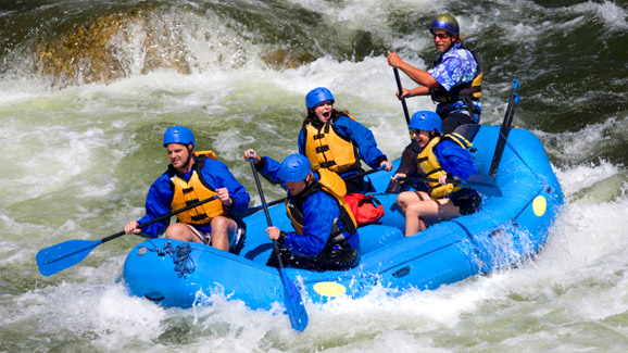 Family White Water Rafting
