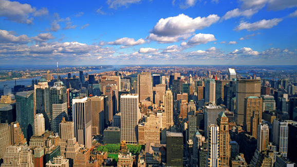 Aerial View of New York City