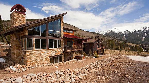 The Warming Hut ski resort in Colorado