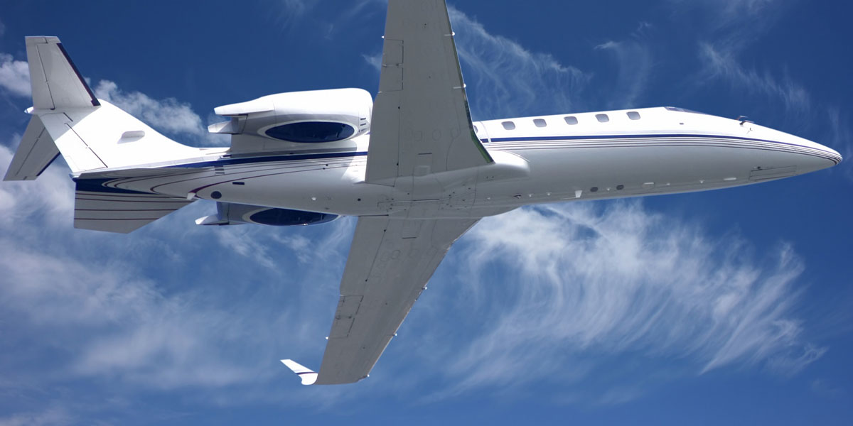 outlier jet in the air