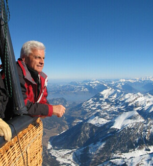 Classic World Adventures by US Hot Air Balloon Team, Switzerland in Winter