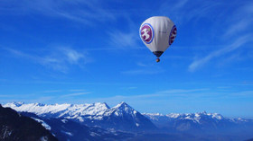 Classic World Adventures by US Hot Air Balloon Team, Switzerland in Winter