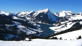 Classic World Adventures by US Hot Air Balloon Team, Switzerland in Winter