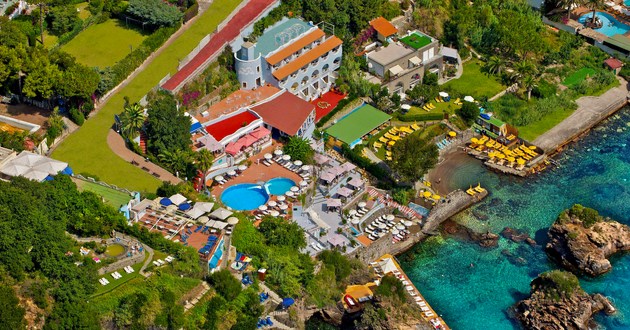 Ischia, Italy,Strand Hotel Delfini Terme