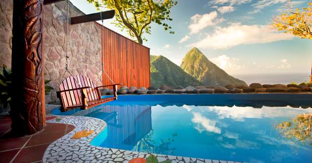 Soufriere, Saint Lucia,Ladera Resort