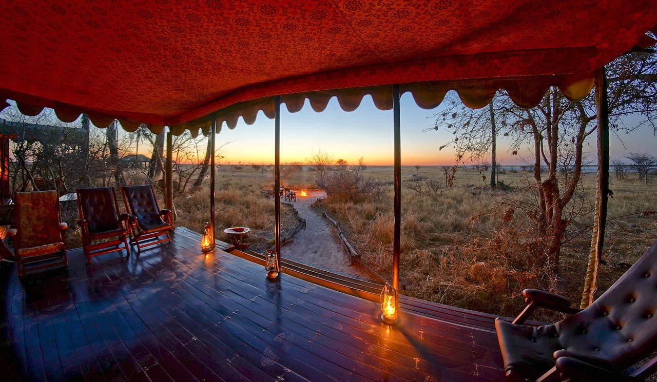 Jack's Camp in Makgadikgadi Pans National Park, Botswana