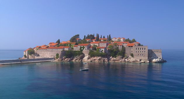 Cetinje, Montenegro,Aman Sveti Stefan