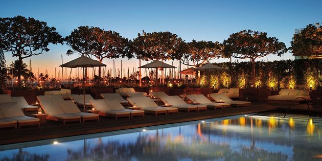 1 Queen bed, city view, at The Modern Honolulu