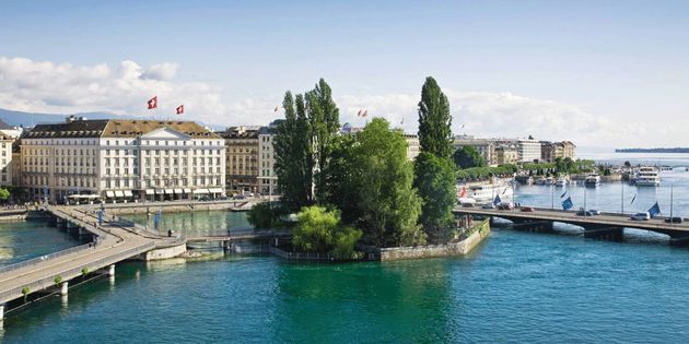 Geneve, Switzerland,Four Seasons Hotel des Bergues Geneva