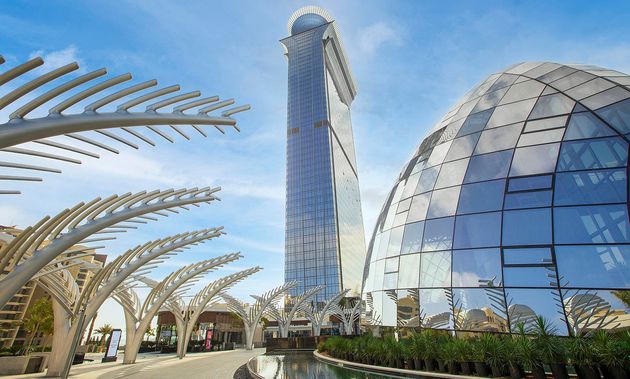 Deluxe room, 2 Twin beds, city view, at The St. Regis Dubai, The Palm