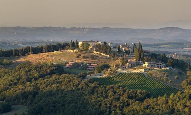 Junior suite, 1 King or 2 Twin beds, various views, at Castello di Casole, A Belmond Hotel, Tuscany