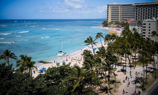 Beach view, at ESPACIO The Jewel of Waikiki